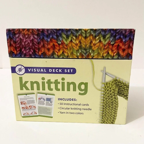 Visual Deck Set Knitting Thunder Bay Press Knitting Kit - Picture 1 of 15
